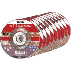 KWB Profi Cut-Fix szilícium-karbid kővágó korong, 115x22.23x3mm, 10db