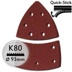 Tépőzáras csiszolópapír P80 / 100x62mm (5db) Tépőzáras csiszolópapír P80 / 100x62mm (5db)