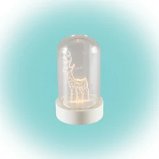 LED-es asztali dísz, szarvas