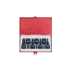 King Tony 1/2" gépi torx bitfejkészlet 60mm, 7 részes 