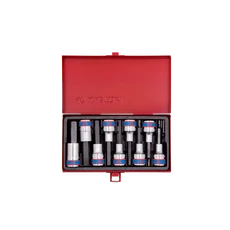 King Tony 1/2&quot; hatszög bitfejkészlet 80mm, 9 részes