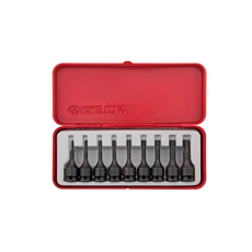 King Tony 3/8˝-os gépi hosszú torx bitfejkészlet, 8 részes