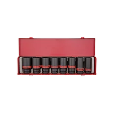 King Tony 3/4" gépi hosszú dugókulcs készlet, 8 részes