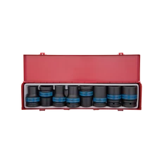 Kint Tony 1" gépi dugókulcs készlet, vékonyfalú 8 részes 