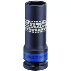 King Tony gépi hosszú dugó extra vékonyfalú  1/2˝ 21 mm
