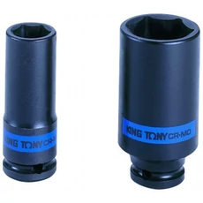 King Tony gépi hosszú dugókulcs vékonyfalú 1/2" 22 mm