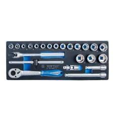 King Tony  3/8" dugókulcs készlet, 23 részes (EVA tálcás)