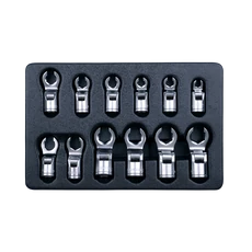 King Tony 3/8" billenő-fékcsőkulcsfej készlet, 12 részes King Tony 3/8" billenő-fékcsőkulcsfej készlet, 12 részes