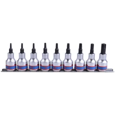King Tony 9 részes 3/8˝-os furatos torx bitfej készlet King Tony 9 részes 3/8˝-os furatos torx bitfej készlet