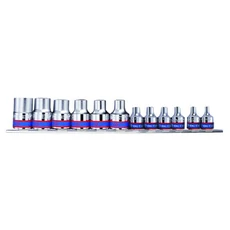 King Tony 12 részes 1/2&quot; &amp; 3/8˝-os torx dugókulcs készlet bliszteren