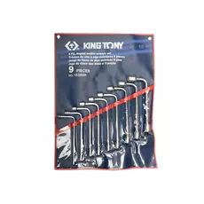 King Tony L-kulcs készlet, 8-19mm, 9 részes 6*/6*