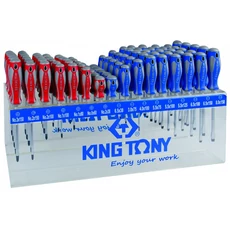 King Tony 96 részes csavarhúzókészlet+polc 
