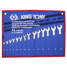 King Tony 14 részes csillag-villáskulcs készlet 6-19mm