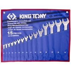 King Tony 15 részes csillag-villáskulcs készlet 6-32mm King Tony 15 részes csillag-villáskulcs készlet 6-32mm