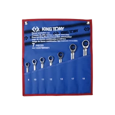 King Tony racsnis csillag-villáskulcs készlet, 7 részes iv. 8-19mm