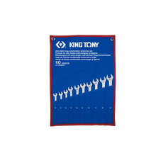 King Tony csillag-villás kulcs készlet, ultrakönnyű, hosszú 10-19mm, 10 részes