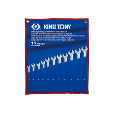 King Tony csillag-villás kulcs készlet, ultrakönnyű, hosszú 8-24mm, 11 részes