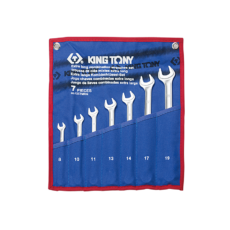 King Tony csillag-villás kulcs készlet, ultrakönnyű, hosszú 8-19mm, 7 részes