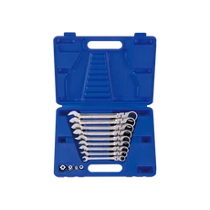 King Tony flexibilis, racsnis csillag-villáskulcs készlet 8-19mm, 13 részes