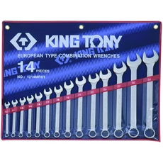 King Tony 14 részes csillag-villáskulcs készlet 10-32 mm 