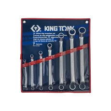 King Tony hajlított csillagkulcs készlet, coll méret, 1/4&quot;-1 1/8&quot;, 7 részes