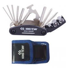 	 King Tony 11 részes kihajtható készlet kerékpárhoz