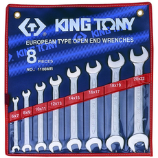King Tony 8 részes villáskulcs készlet 6-22 mm