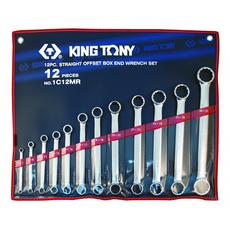 King Tony12 részes egyenes csillagkulcs készlet 6-32 mm