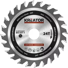 Kreator KRT020401 körfűrészlap 89x15mm, 24 fog + 1db szűkítőgyűrű