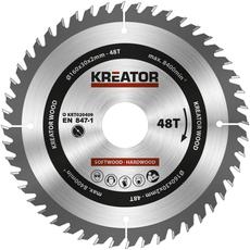 Kreator KRT020409 körfűrészlap 160x30mm, 48 fog + 3db szűkítőgyűrű