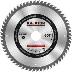 Kreator KRT020422 körfűrészlap 210x30mm, 60 fog + 3db szűkítőgyűrű