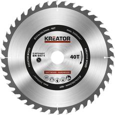 Kreator KRT020427 körfűrészlap 254x30mm, 40 fog + 3db szűkítőgyűrű