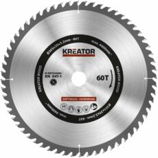 Kreator KRT020430 körfűrészlap 305x30mm, 60 fog + 3db szűkítőgyűrű