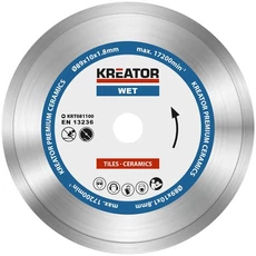 Kreator KRT081100 gyémánt vágótárcsa, nedves, 89mm