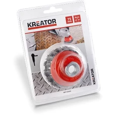 Kreator KRT150203 fazékkefe 75mm M14 fonott