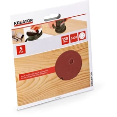 Kreator KRT231007 csiszolólap rota, tépőzáras 150mm P120 5db