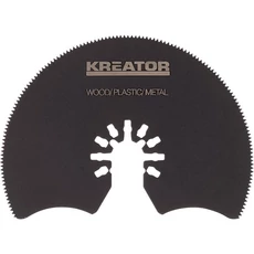Kreator KRT990021 fűrésztárcsa szegmenses 87 mm fa, fém, műanyag multigépekhez