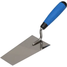 Kubala roszdamentes acél kőműves kanál, 2 komponenesű fogantyúval G-5, 80x145x55mm