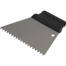 Kubala roszdamentes acél ragasztó felhordó, fogazott 3mm, 180mm