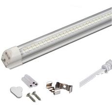 LED armatúra, hideg fehér, T8, 20W, 1.400lm, 120cm