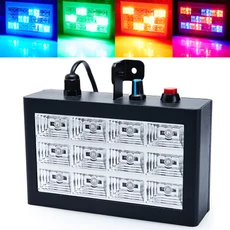 Színes LED stroboszkópos disco lámpa (12 LED-es) Színes LED stroboszkópos disco lámpa (12 LED-es)