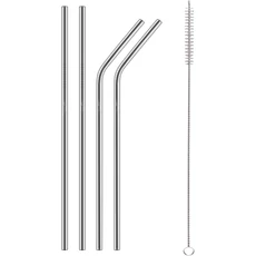 Lamart LT7052 STRAW szívószál szett, nemesacél, 5 részes