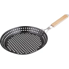 Lamart LT5032 BBQ grill serpenyő összecsukható fogantyúval, kerek, 30cm