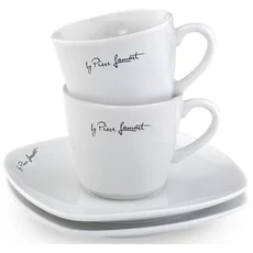 Lamart LT9017 DINE csésze készlet, porcelán, 90ml, 2db