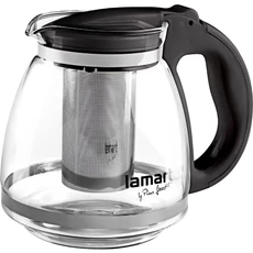 Lamart LT7027 VERRE teáskanna, 1.5L, fekete Lamart LT7027 VERRE teáskanna, 1.5L, fekete