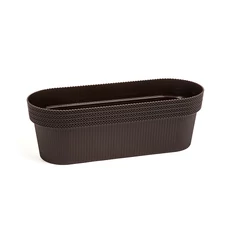 Lamela Jersey balkonláda, 50x19,5cm, mokka
