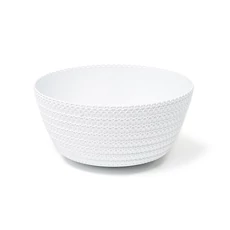 Lamela Jersey virágtartó, 30cm, kerek, fehér