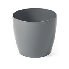 Lamela Magnolia kaspó, 30cm, kerek, sötétszürke