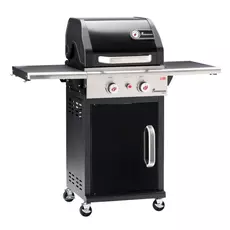 Landmann Triton 2.0 gázgrill, 8 személyes, 3.5kW, fekete