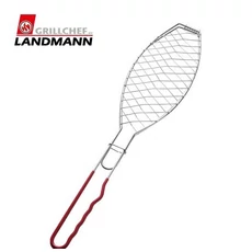 Landmann Krómozott grill halsütő, piros nyéllel 68cm